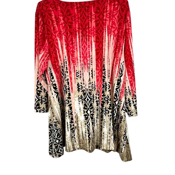 JM Collection Tunic Style Top Size XL - Picture 2 of 6